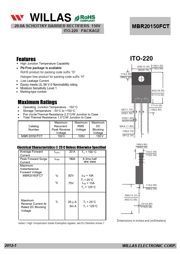 MBR20150FCT