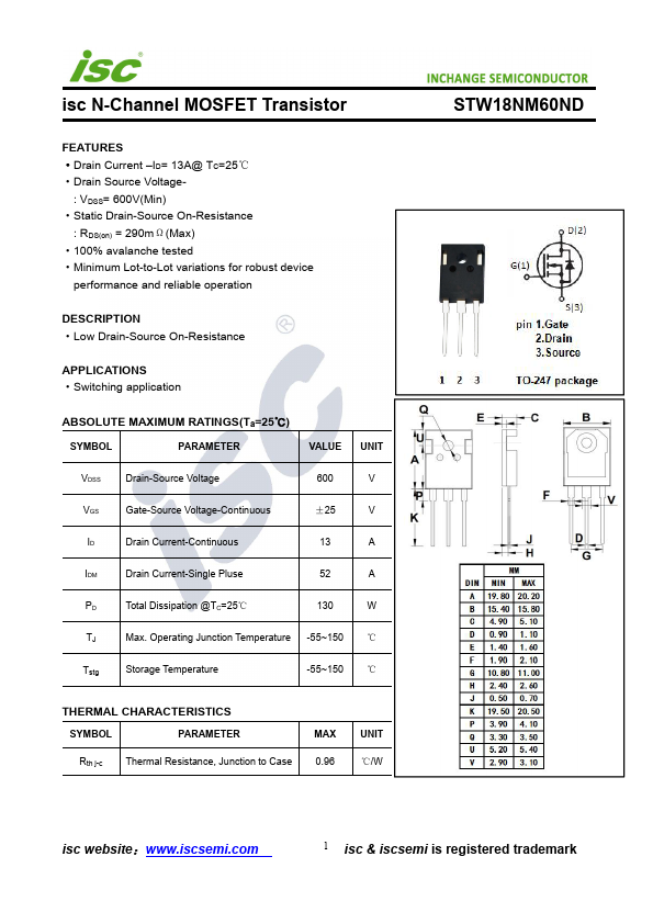 STW18NM60ND