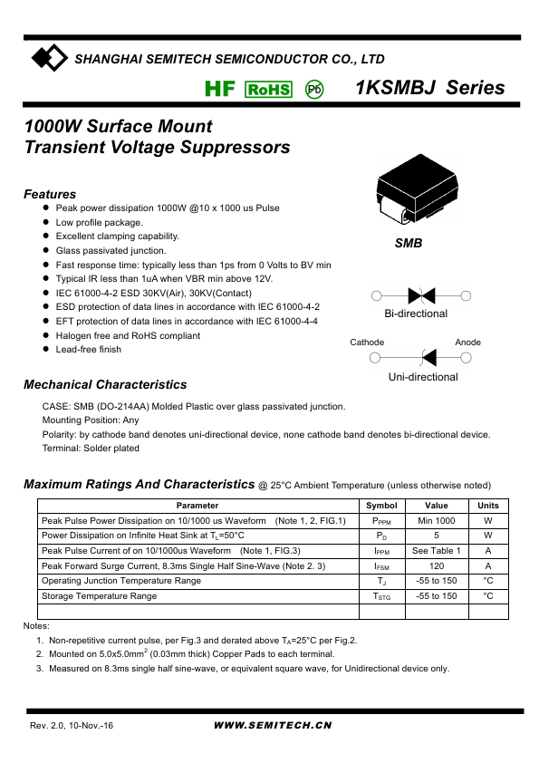 1KSMBJ6.5A