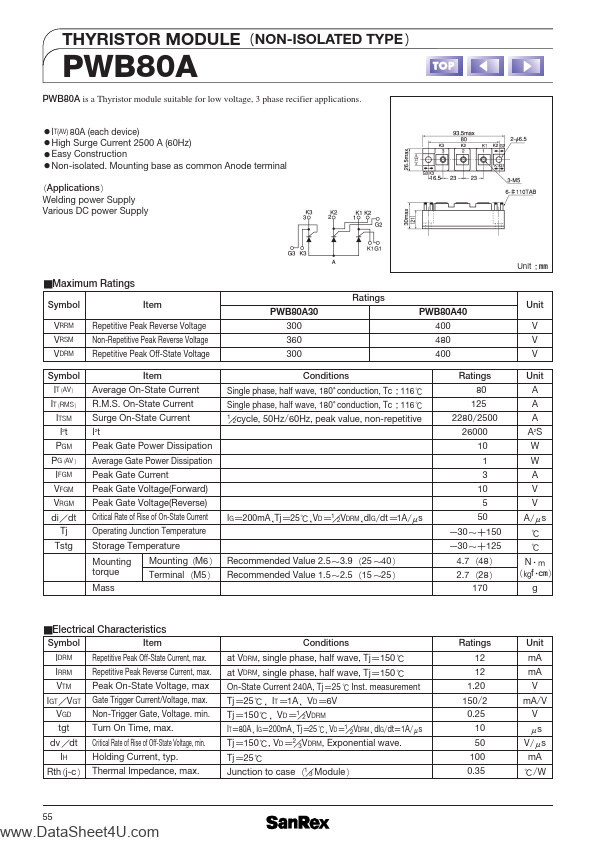 PWB80A