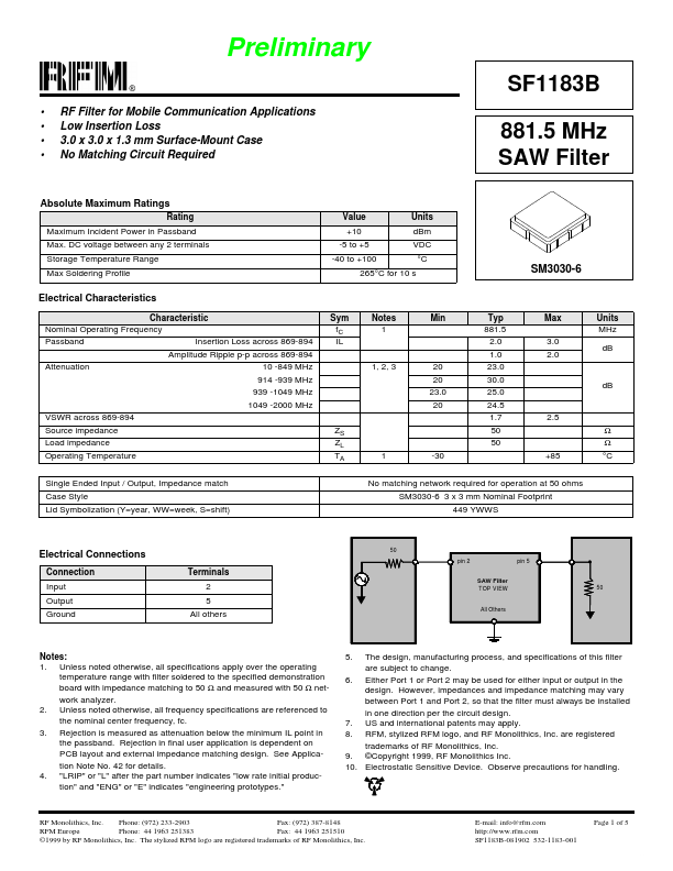 SF1183B