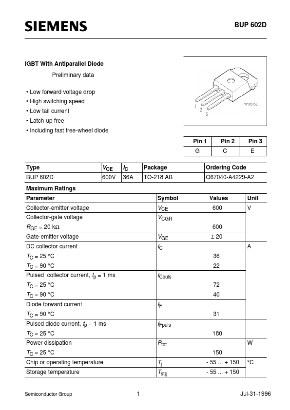 BUP602D