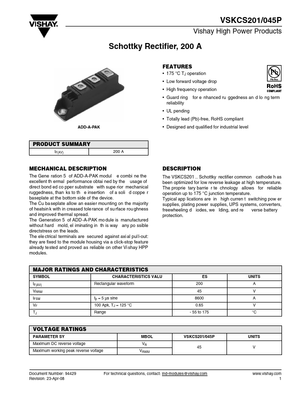 VSKCS201-045P