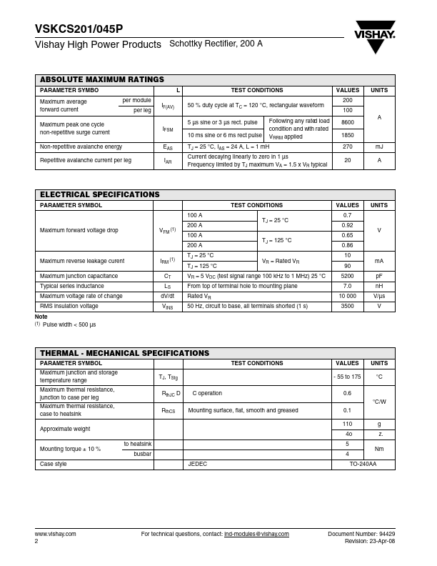 VSKCS201-045P