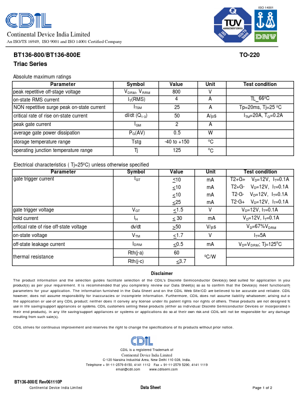 BT136-800