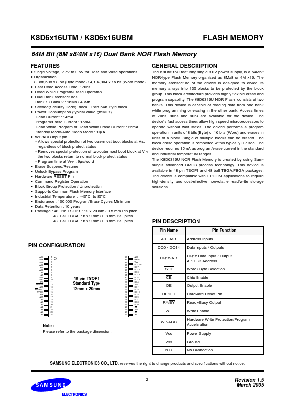 K8D638UBM