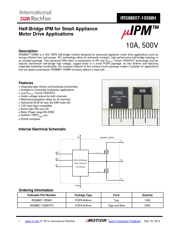 IRSM807-105MH