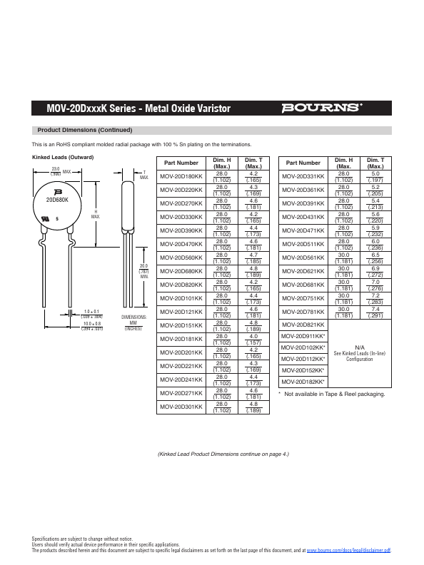 MOV-20D270K