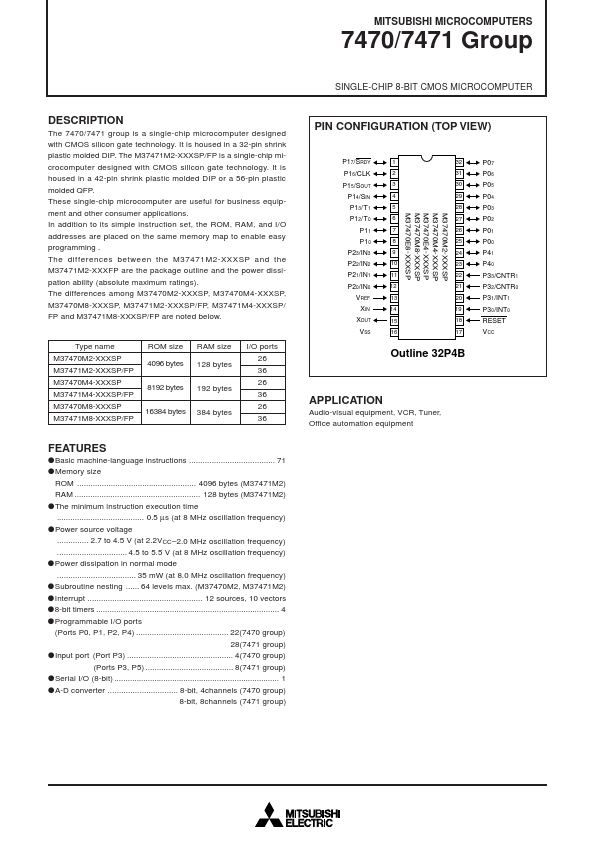 M37470M4-XXXSP