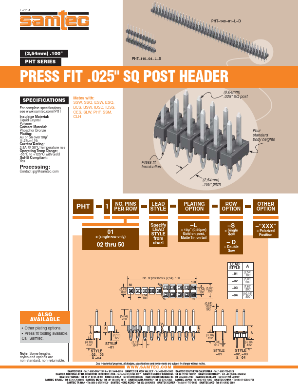 PHT-150-xx-L-x