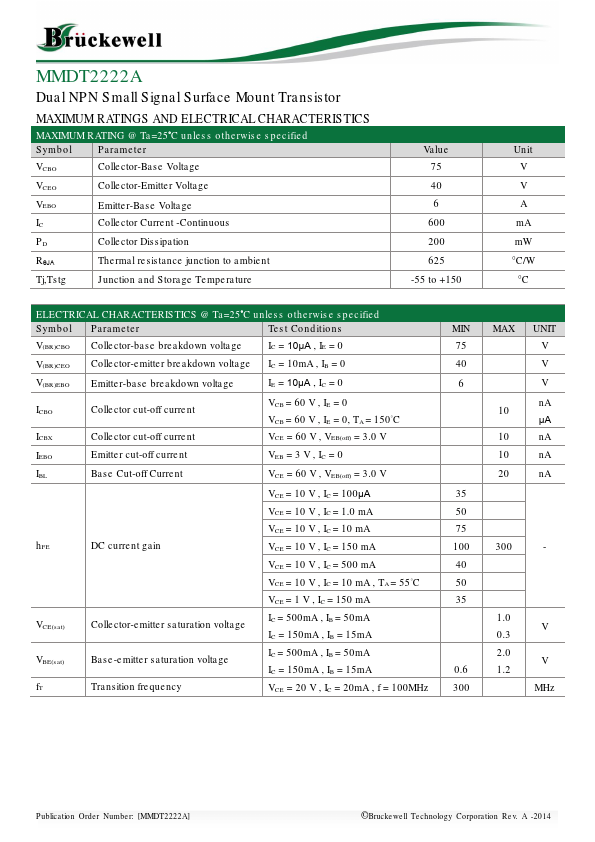 MMDT2222A