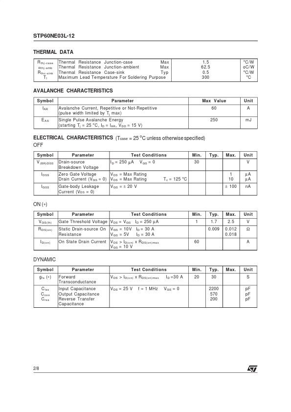 STP60NE03L-12