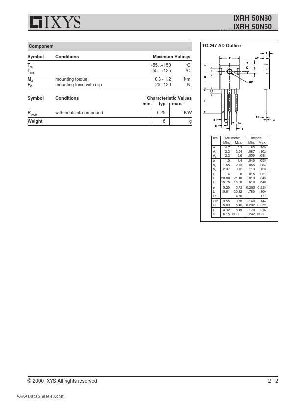 IXRH50N60