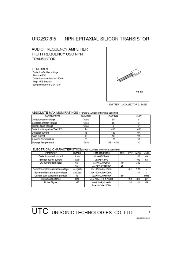 UTC2SC1815