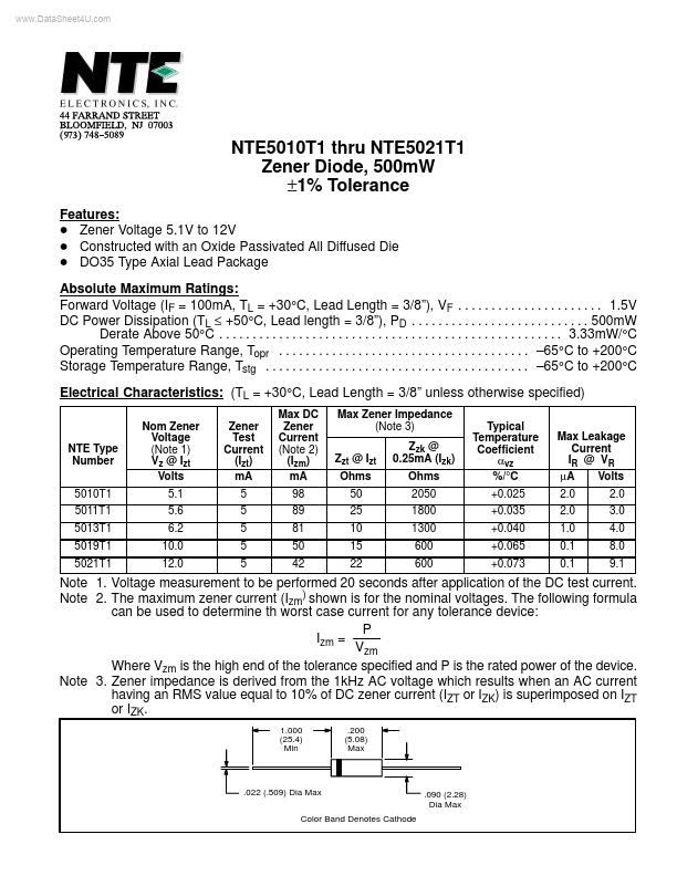 NTE5019T1