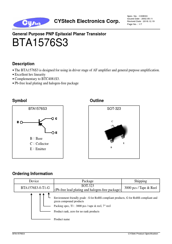 BTA1576S3