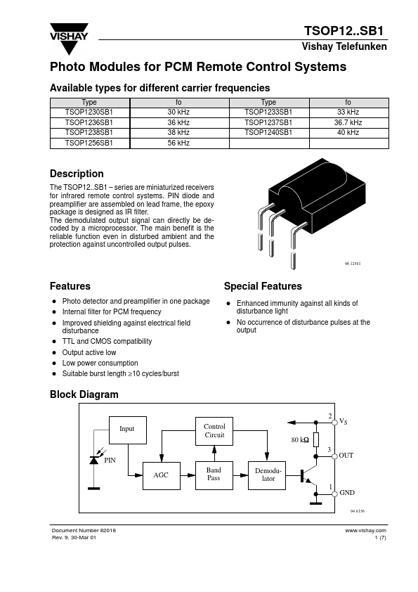 TSOP1256SB1