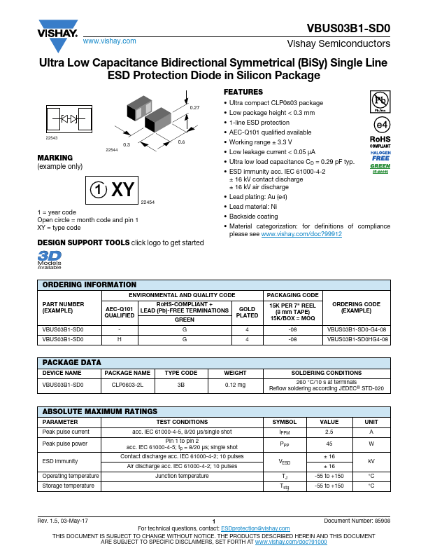 VBUS03B1-SD0