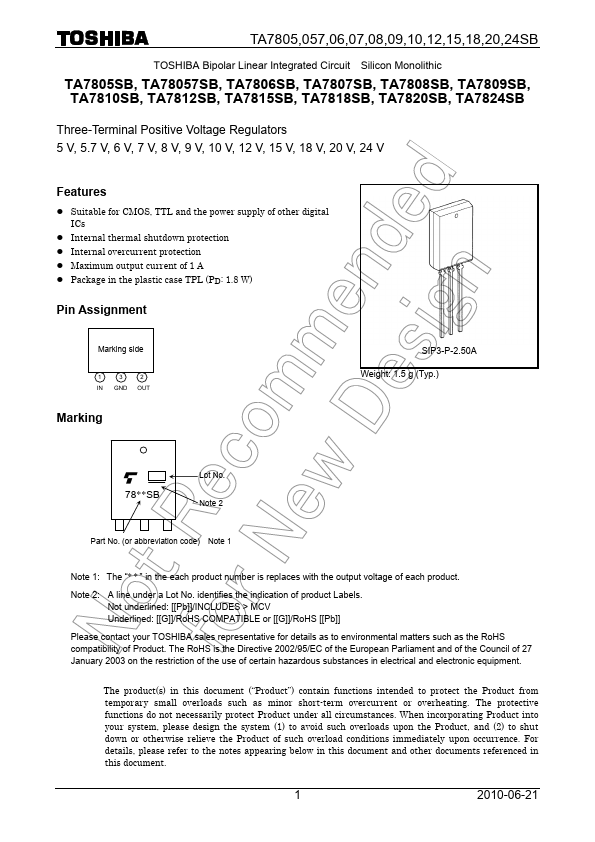 TA7810SB