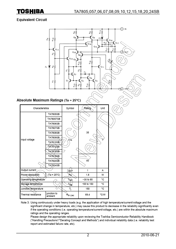 TA7810SB