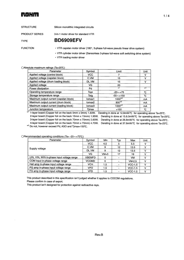 BD6909EFV