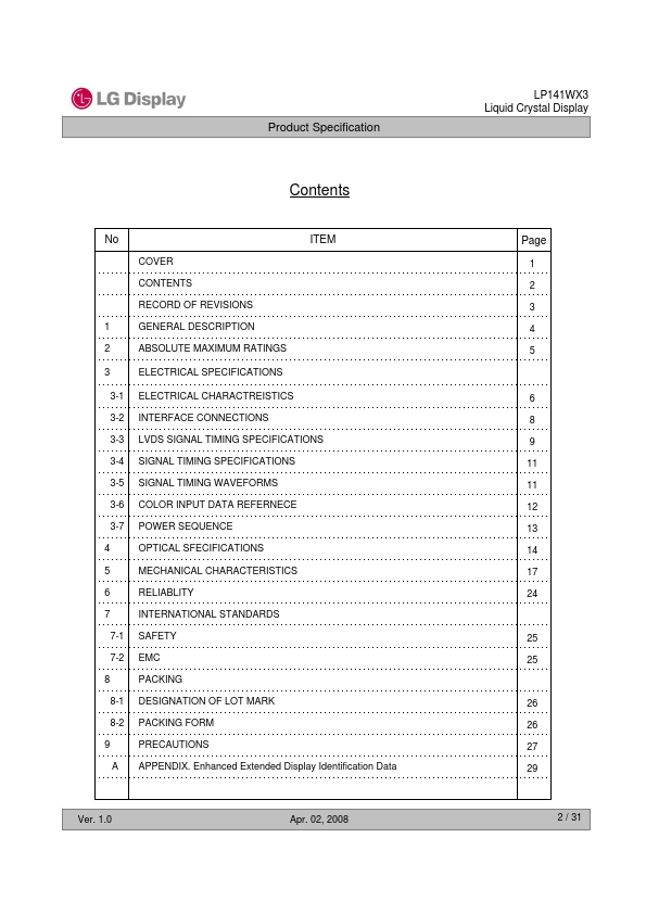 LP141WX3-TLN2