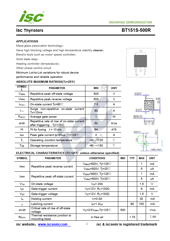 BT151S-500R