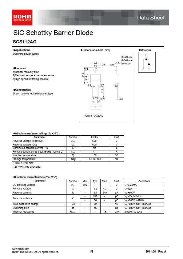 SCS112AG