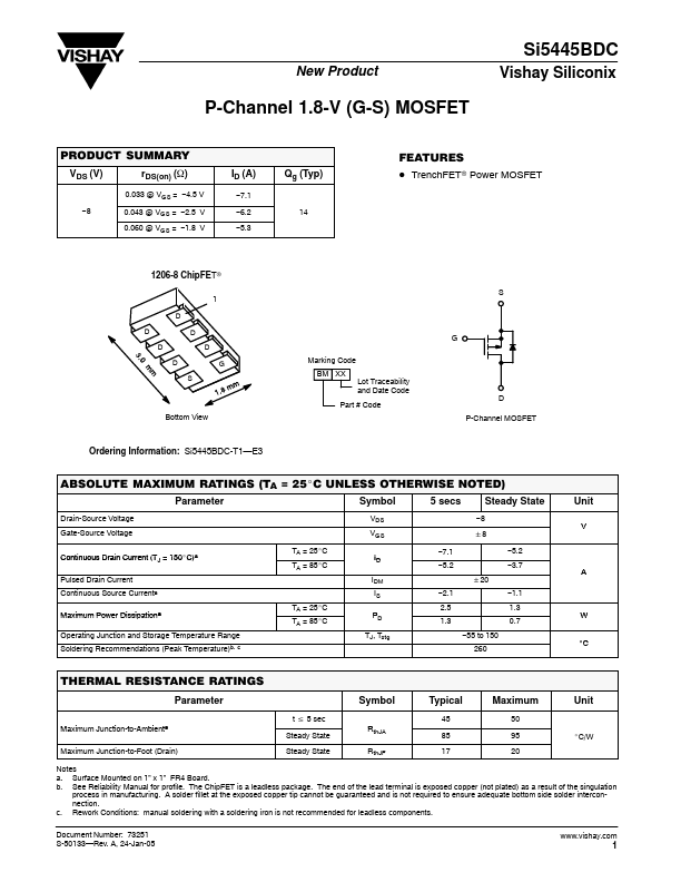 SI5445BDC