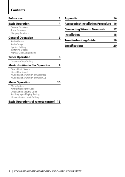 KDC-MP3043