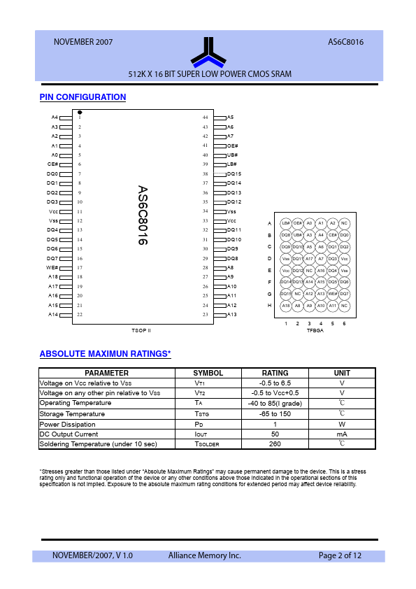 AS6C8016