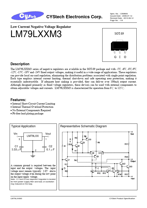 LM79L15M3