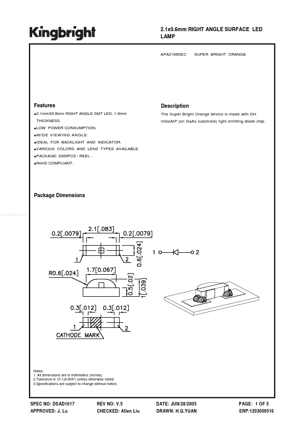 APA2106SEC