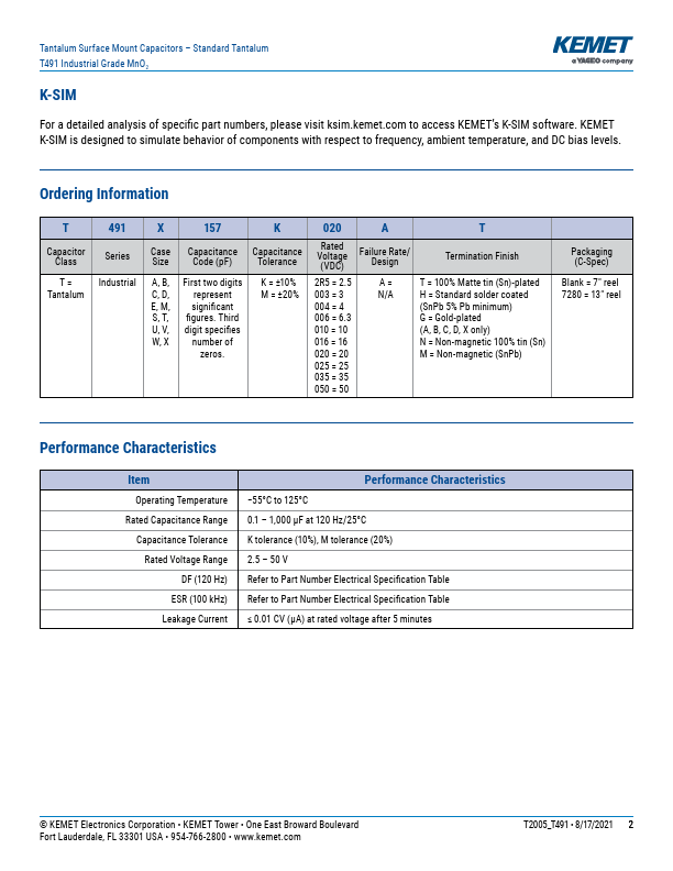 T491C336K016AT