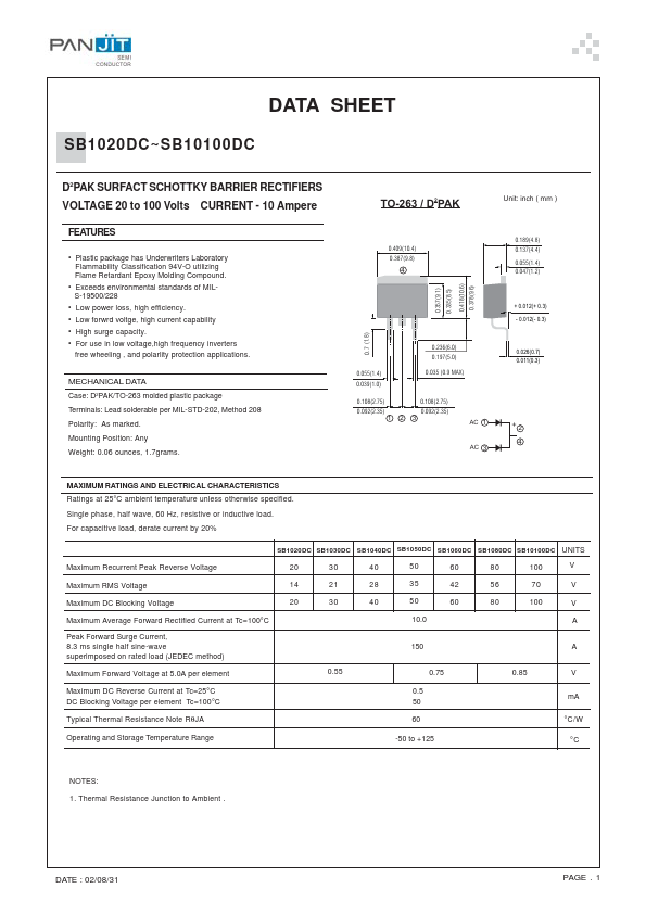 SB1050DC