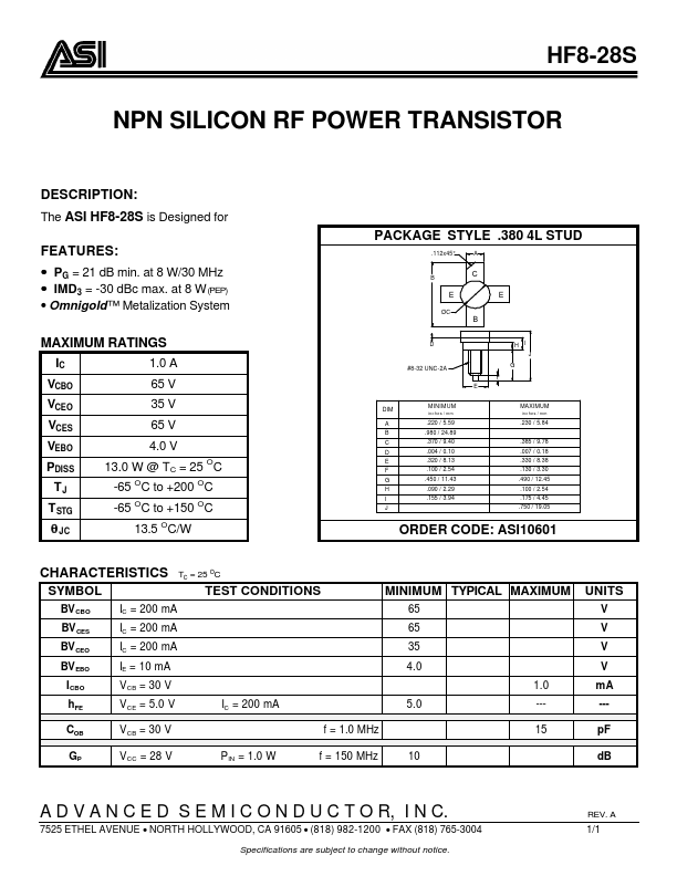 HF8-28S