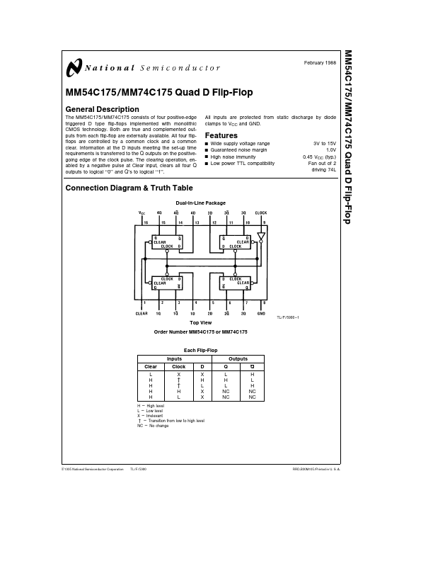 MM54C175