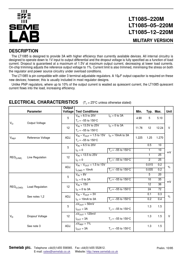 LT1085-05-220M