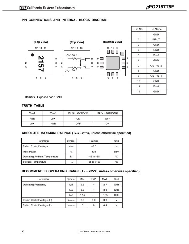 UPG2157T5F