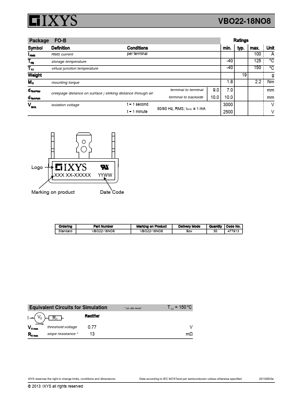 VBO22-18NO8