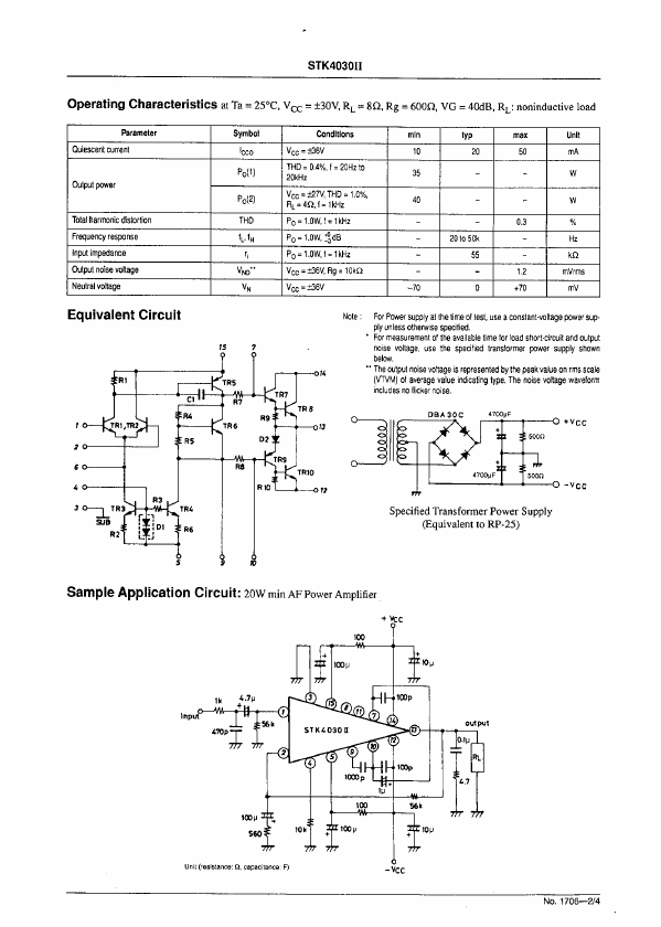 STK4030II