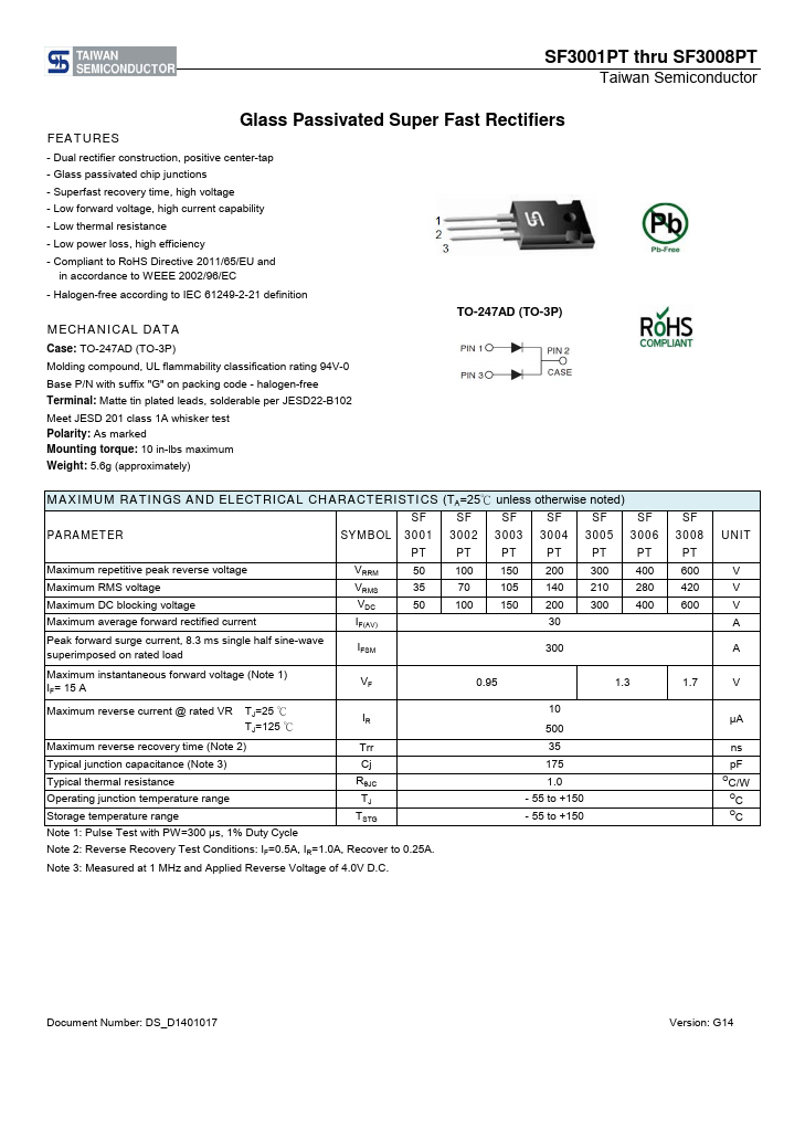 SF3008PT