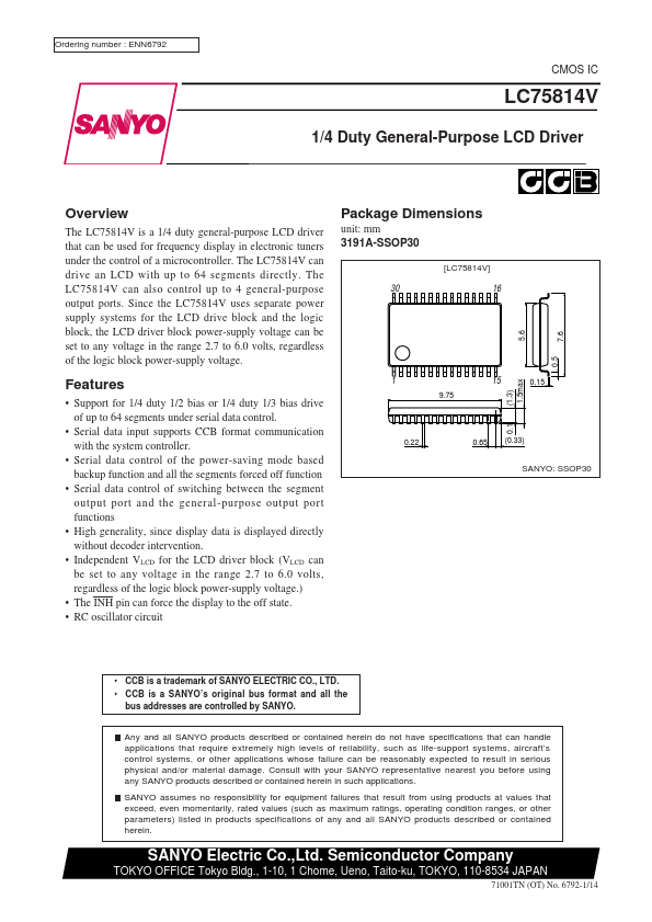 LC75814V