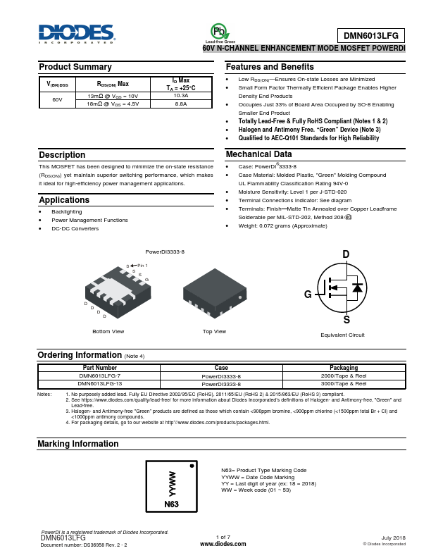 DMN6013LFG