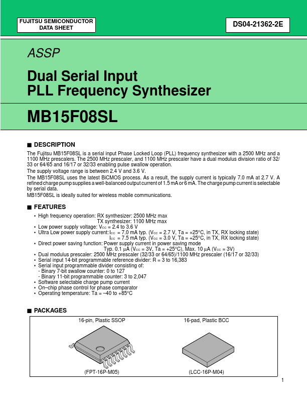 MB15F08SL