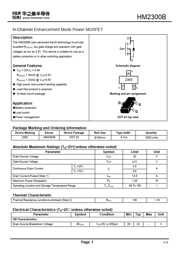 HM2300B