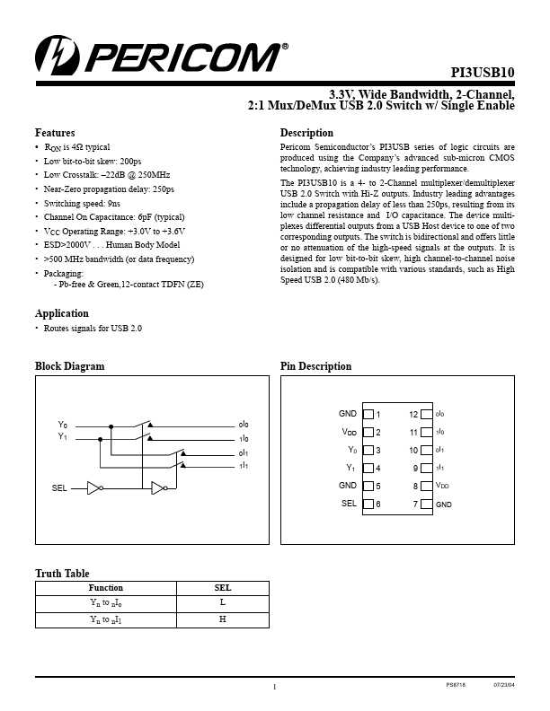 PI3USB10ZEE