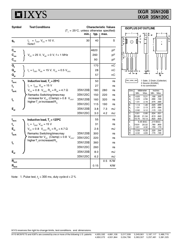 IXGR35N120B