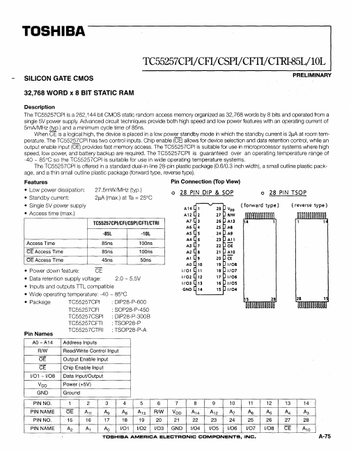 TC55257CTRI-85L