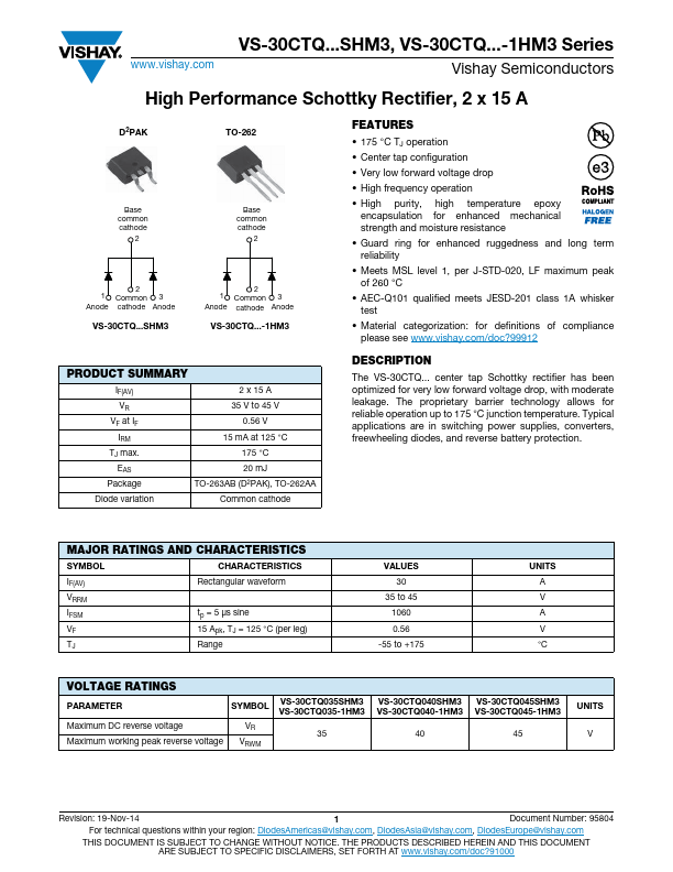 VS-30CTQ040SHM3